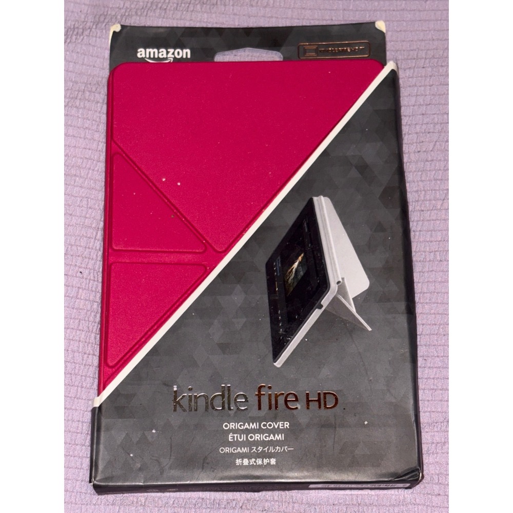NEW Amazon Kindle Fire HD Origami Cover, Red